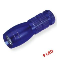 9 Blue LED Flashlights