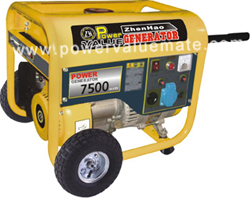 Gasoline power generator set