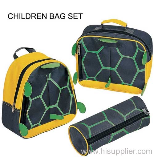 Turtle kids bag set