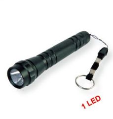 1LED black Flashlights