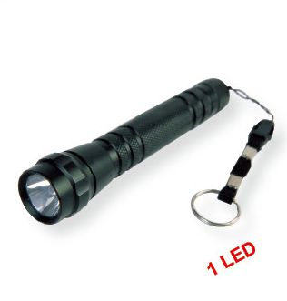 1LED black Flashlights