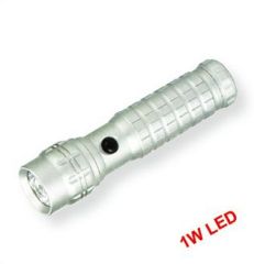 1 w LED silver flashlights