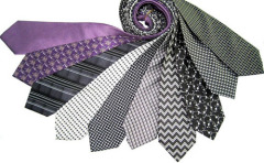 Men's Printed Silk Necktie