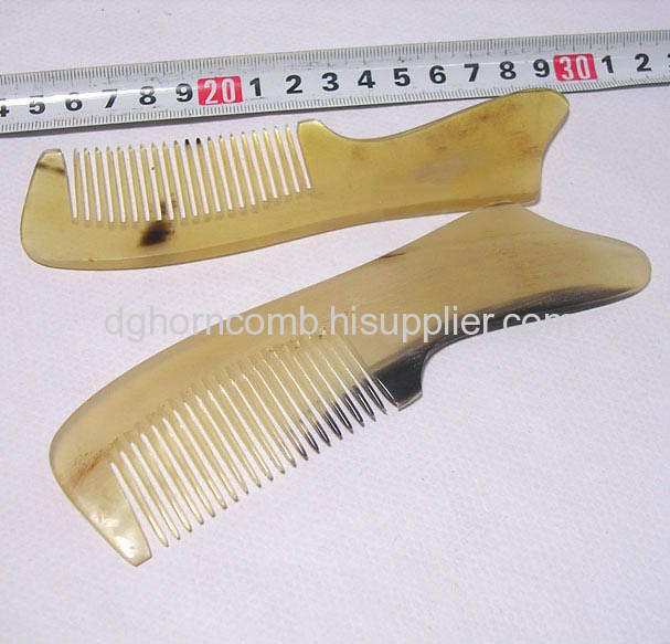 Yellow Cattle Horn Comb