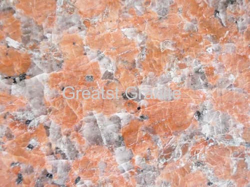 red tiger skin granite