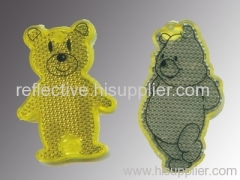 Hard Reflector Bear Hanger