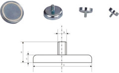 NdFeB pot magnet C