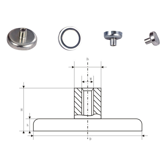 strong magnet pot