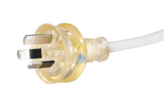 Transparent Cable Plug SAA approved