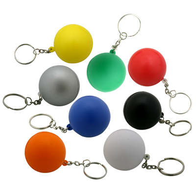 Round Stress Reliever Key Chain