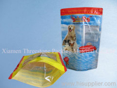 Pet food packaging bags