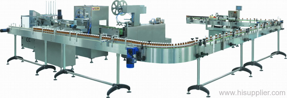 Automatic vial Packing Production line (for ten blister)
