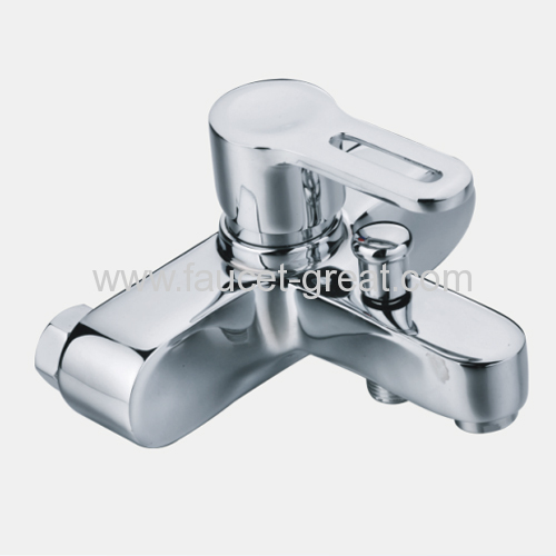 External Bath Mixer With Shower Support