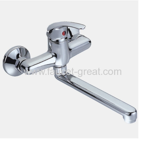 Wall-Mount Kitchen Sink Faucet