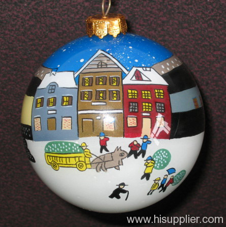 Hand Painted Christmas Ball