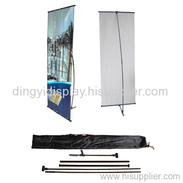 L banner stand