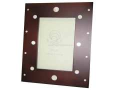 Wooden Photo Frame with Shell