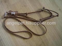 PU leash  harness