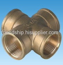 Brass Cross Pipe Fitting