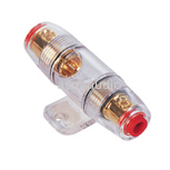 4 / 8 GA AGU In-Line Car Fuses Holder | gold