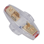 4 / 8GA Car AGU In-Line Fuses Holder (gold)