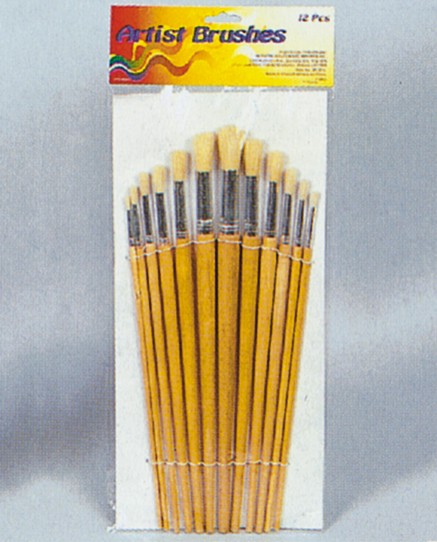 12pc Artist Brush PVC