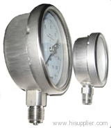 stainless steel pressure gauge