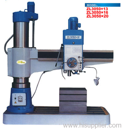 Radial drilling machine