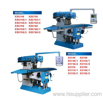 Knee-type Universal Milling Machines