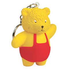 Bear Stress Reliever key chain toy