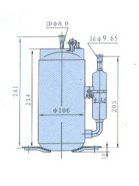 horzontal compressor