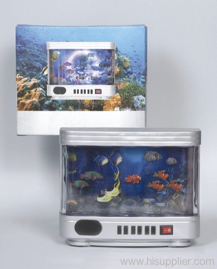 TV Shaped Singled-Sided Fish Aquarium Lamp