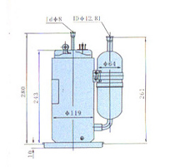 inverter speed series compressor