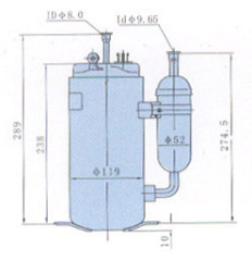 R407c series compressor