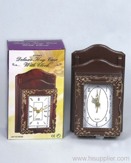 Jewelry Cabinet  W/Clock