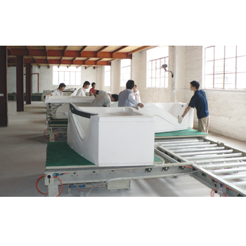 production line-assembly and function testing table