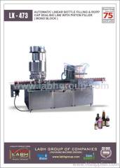 Bottle filling machinery