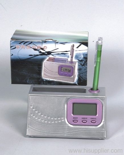 Radio With Pen Holder