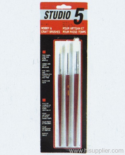 3pc Hobby&Craft Brush