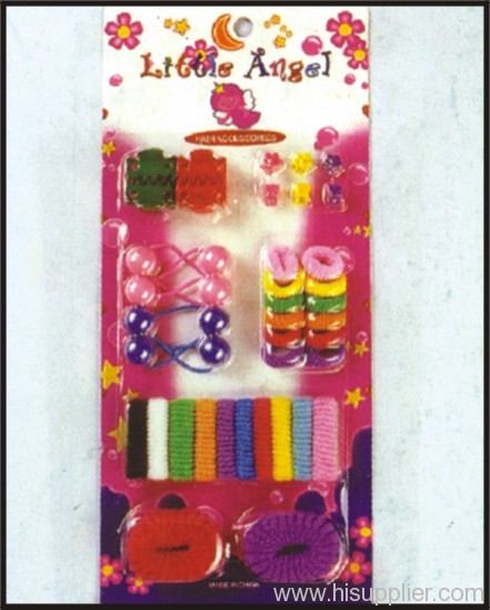 38pc Hair Accessories Card