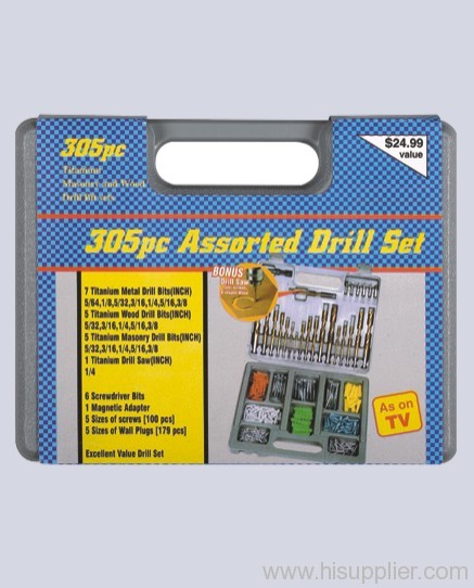 305pcs Drill Set