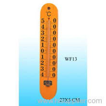 Wooden thermometer