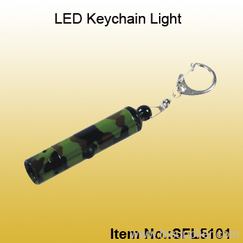 LED Keychain Light with Whistle