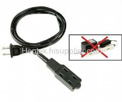 3 outlet Extension AC Cord Security Camera