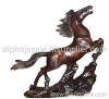 Cast Copper Art Horse Sculpture