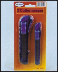 2pc Transparent Utility Cutter Set