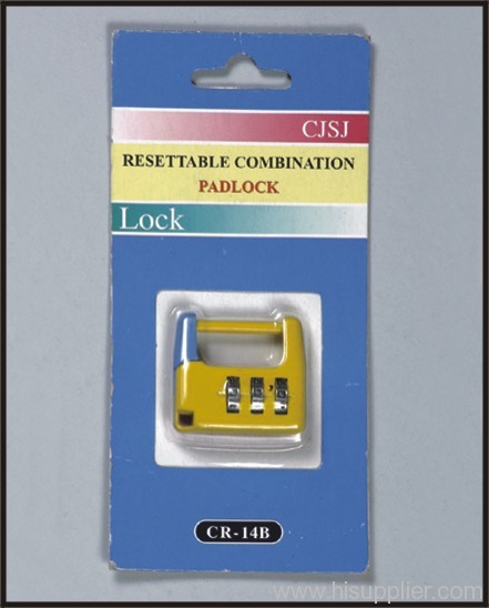 Resettable Combination Padlock