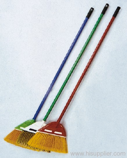 Plastic Broom W/Metal Handle