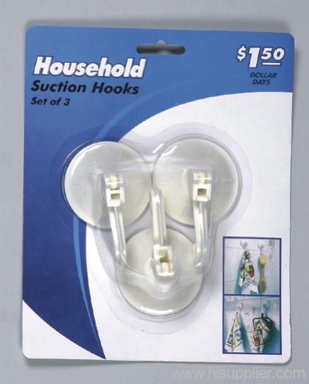 3pc Suction Hooks