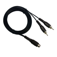 RCA Jack to 2RCA Plugs